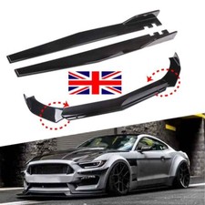 For Porsche Cayman 06-16 Front Bumper Lip Body Spoiler Kit+Side Skirt Extensions