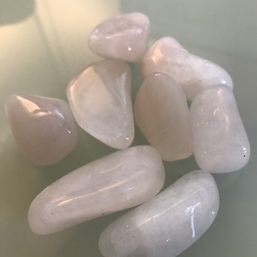 Petalite pink tumble stone - petalite,