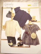 Knitting Pattern: Wendy Chunky Wool Sweater & cardigan Pattern no 4358