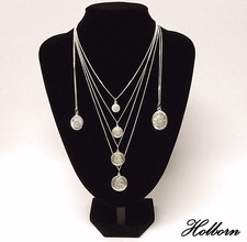 St Christopher Pendant Curb Chain Necklace 925 Sterling Silver in Gift Bag.