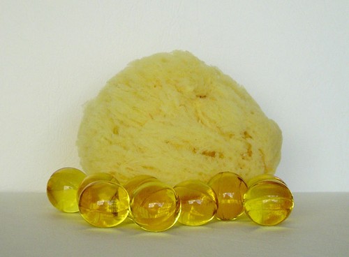Yellow transparent circular - yellow,
