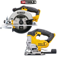Dewalt DCS331N 18V Li-ion Jigsaw Body With Dewalt DCS391N Circular Saw Body