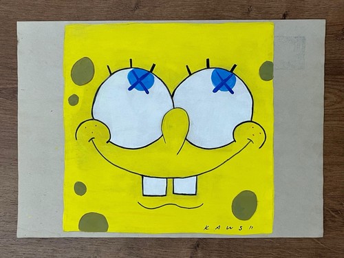 Kaws drawing and painting - kaws,
