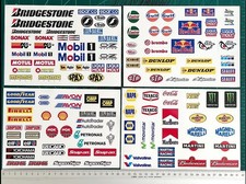 135x RC Radio control car decals / stickers, Quality vinyl, laminated
