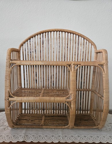 Vtg burnt bamboo rattan - vtg,