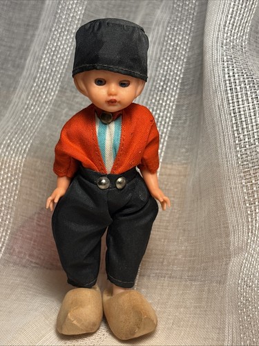 Vtg dutch boy doll - boy,