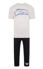 Fully Licensed Mens XS WWE Wrestlemania Longed Legged Short Sleeve Pajamas