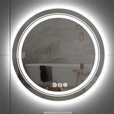 90cm Large Round LED Bathroom