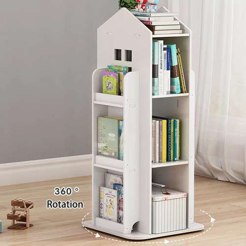 Kids rotating bookshelf - bookshelf, castle