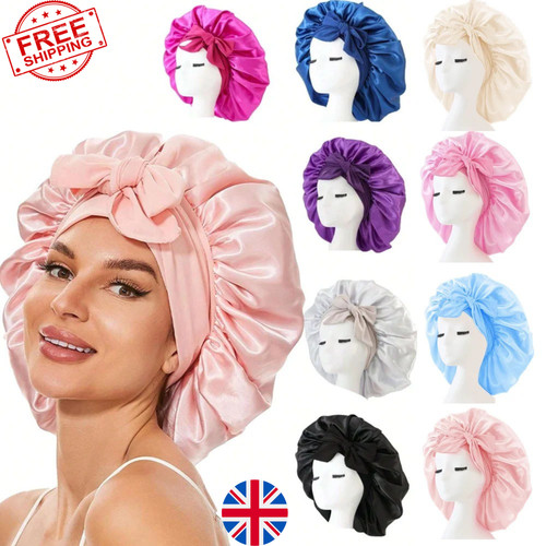 Satin silk hair bonnet - silk,