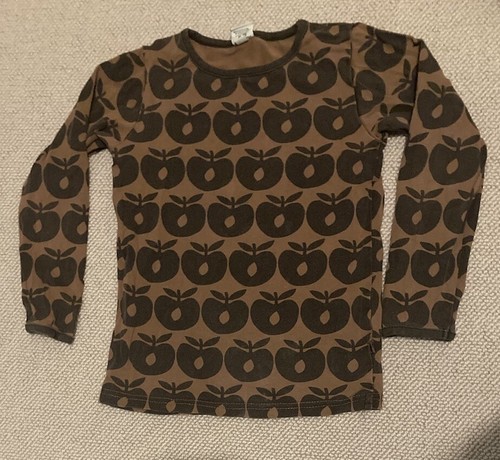 Smafolk brown apple - top, 4-5yrs