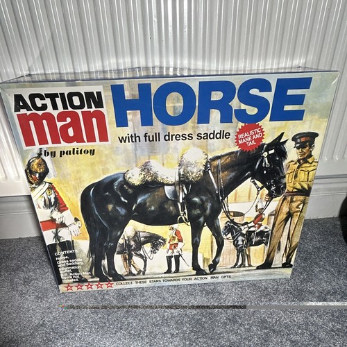 Action man horse with full - man,