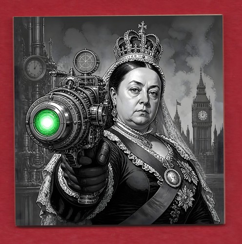 Steampunk queen victoria - steampunk,