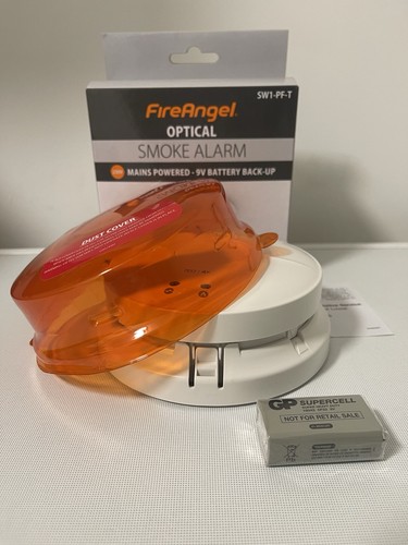 Fire angle optical smoke alarm - fire,
