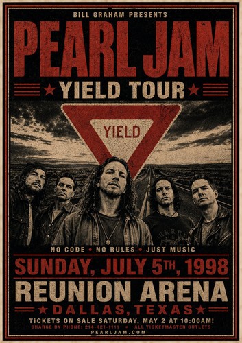 Pearl jam 1998 reunion arena - jam,