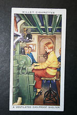 British World War 2  Gas Proof Shelter  Vintage Card  DE23