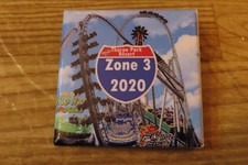Thorpe Park Zone 3 2020 Staff Pin Badge Rare Uniform Limited Edition Badges