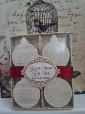 Christmas Guest Soap Gift Set 4 X 80g ( 2.8oz ) New Sealed