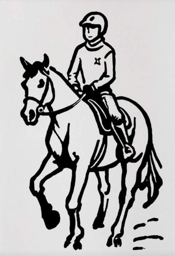 Horse rider vinyl - 12”,