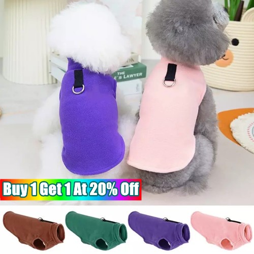 Winter warm dog coat soft - warm,