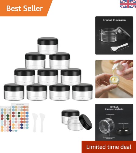 Versatile 50ml plastic - plastic, jars