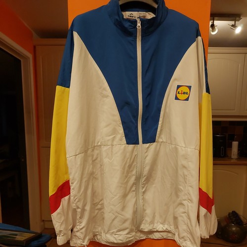 Lidl shell jacket blue white - blue,