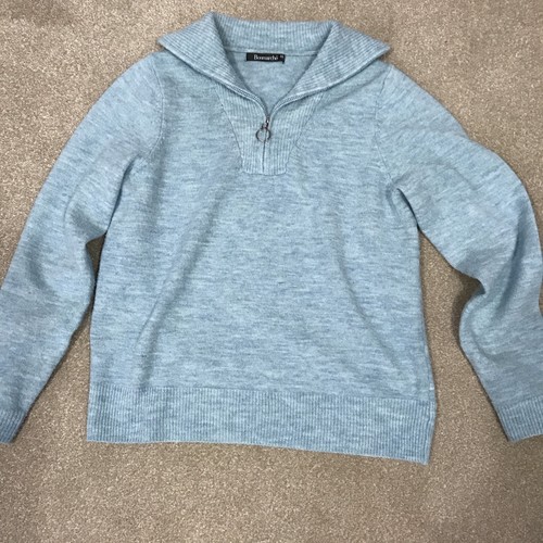 Bonmarche jumper size10 blue - bonmarche,