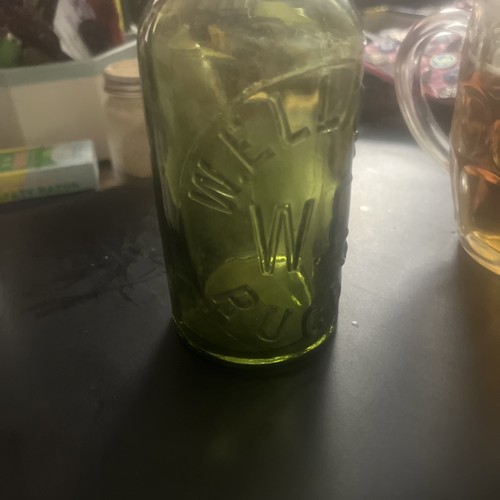 Antique elliott rugby green - w.,