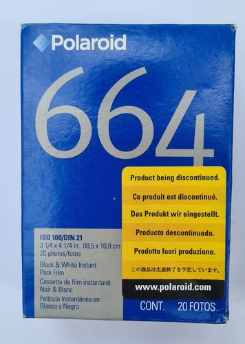 Polaroid 664 film black - ,, &
