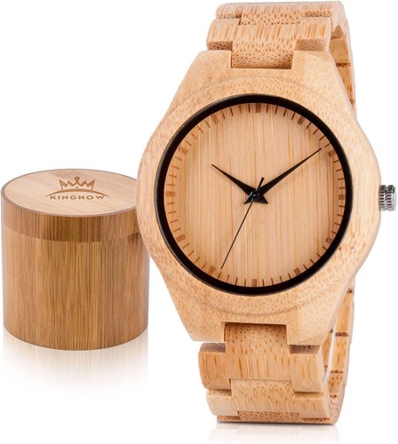 Kingnow men wooden watch - kingnow,