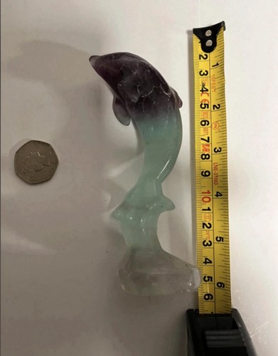 Fluorite crystal dolphin - fluorite,