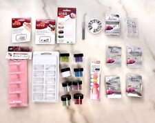 Complete Nail Art Kit - KISS Charms, Gems, Tips, Glitter, Dashing Diva Transfers