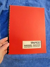 Tapco model 6200b technical - tapco,