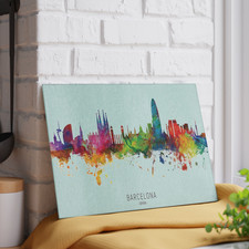 Vibrant Barcelona Skyline