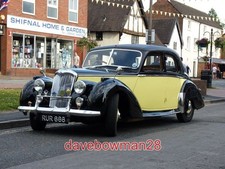 PHOTO  1954 RILEY MODEL RME IN SHIFNAL A CLASSIC RILEY CAR THE 1.5 LITRE STRAIGH