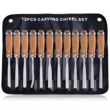 12 PCS 7.9" Wood Chisel Set
