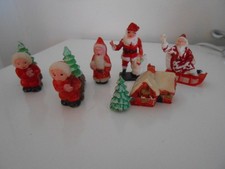 6 x vintage cake decorations