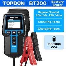 TOPDON Car Battery Tester LCD