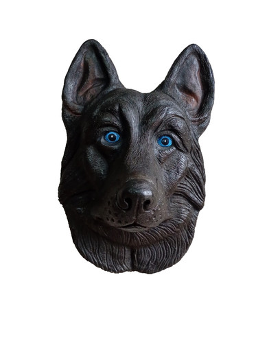 Large black stone german - black,