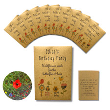 Birthday seed packets - x,