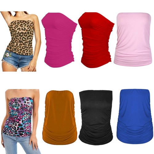 Women boob tube - boob, ruched