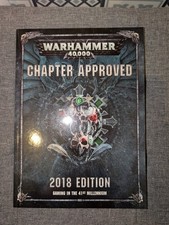 Warhammer 40k Chapter Approved 2018 Edition Rulebook 8th Edition Paperback