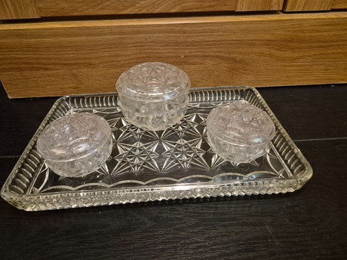 Vintage clear cut - vintage, glass