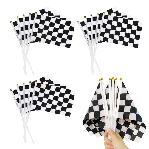 Pieces checkered flags - checkered,