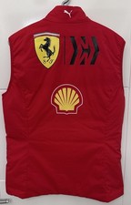 RARE TEAM ISSUE PUMA SCUDERIA FERRARI MISSION WINNOW GILET BODY WARMER JACKET