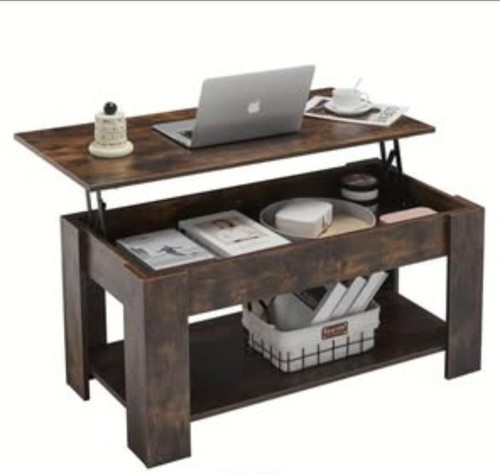 Costoffs rustic table - lift, top