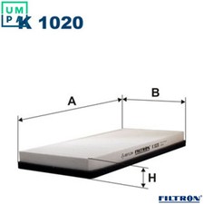 FILTER CABIN AIR K 1020 FOR