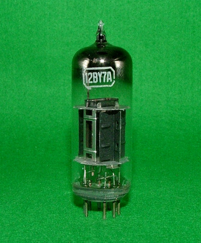 12by7a pentode vintage valve - 12by7a,