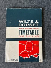 Wilts & Dorset Motor Services Limited Timetable Booklet & Route Map. 12.5.1963.