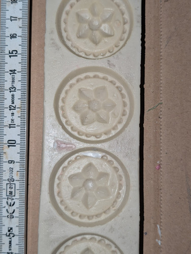 155 silicone mold - wax, relief